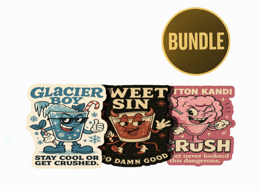 The Full Trouble Bundle: Sweet Sin™, Glacier Boy™, and Kandi Crush™
