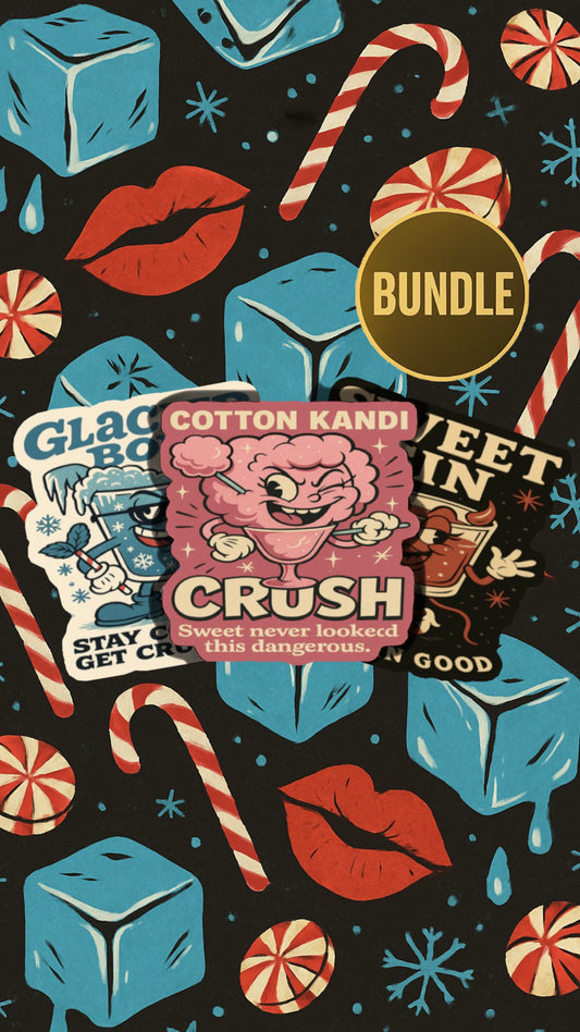 The Full Trouble Bundle: Sweet Sin™, Glacier Boy™, and Kandi Crush™